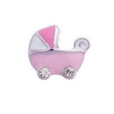 CH4005 Pink Stroller Charm