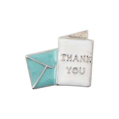 CH4036 Retired Thank You Card Charm