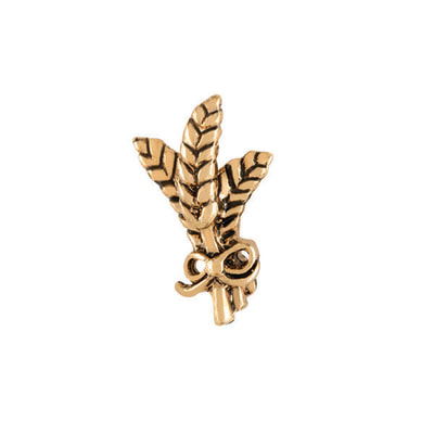 CH4143 Retired bundle of gold wheat stalks Charm