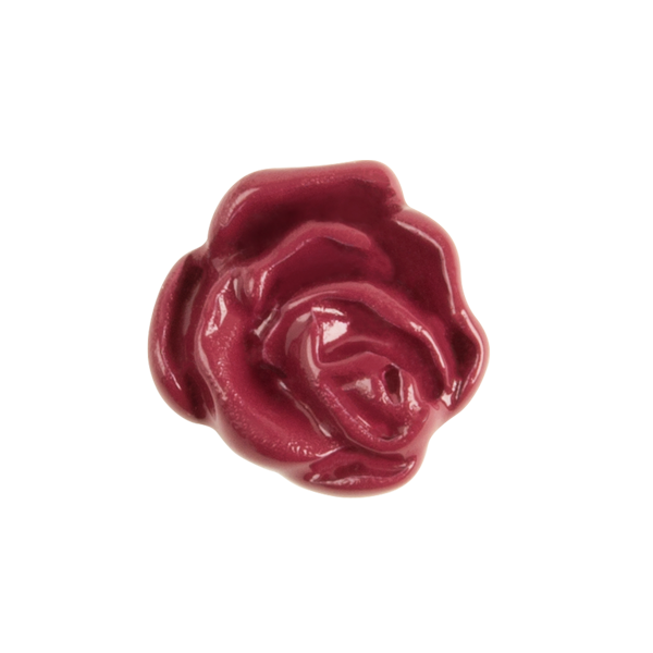CH4164 Purple Resin Rose Charm