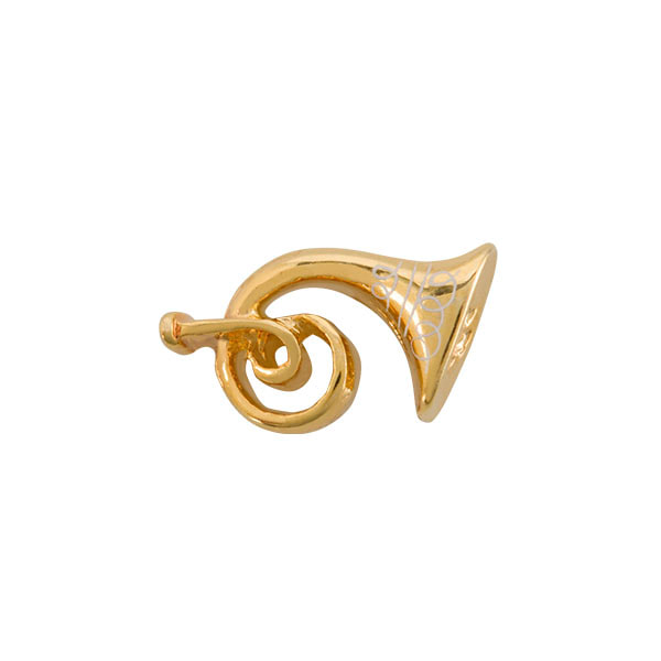 CH4276 Retired Gold French Horn Charm from The Grinch Collection