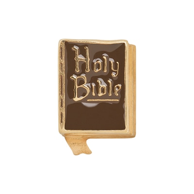 CH5029 Retired Brown Holy Bible Charm