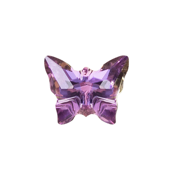 CH8114 Swarovski Crystal Purple Butterfly Collectible Figure Charm