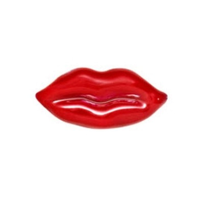 CH9023 Red Enamel Lips Charm