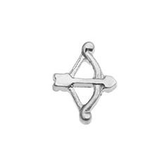 CH9033 Retired Silver Bow and Arrow Charm