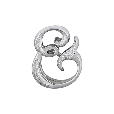 CH9101 Retired Silver Ampersand "and" Symbol Charm