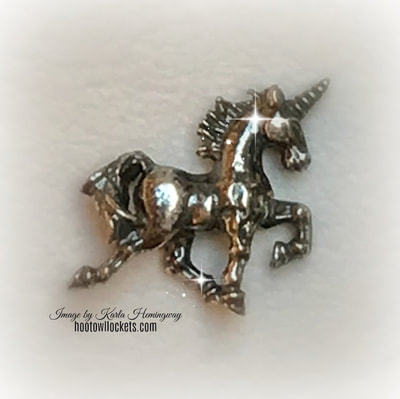 Rare Silver Unicorn Charm. Sponsoring Incentive Award