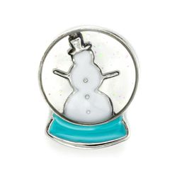 CH1906 Retired and Hard to Find Snowman Snowglobe Charm. 1st in a Series