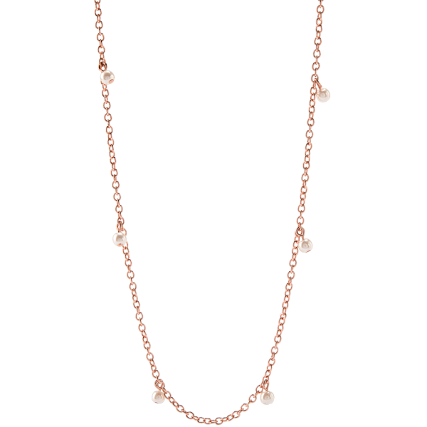 Origami Owl 16-19" Rose Gold Dainty Crystal Dangle Chain 