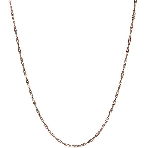 CN8002 28-30" Chocolate Faceted Rope Chain