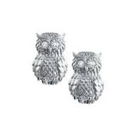 ER3001 - Silver Owl Studs