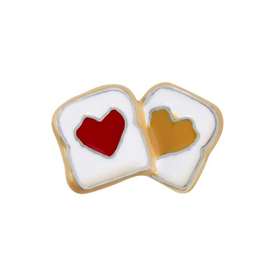 CH3208 Retired PB & J Sandwich Charm. Limited Edition for Valentine's Day